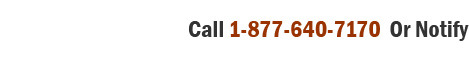 Cal 1-877-640-7170 or email